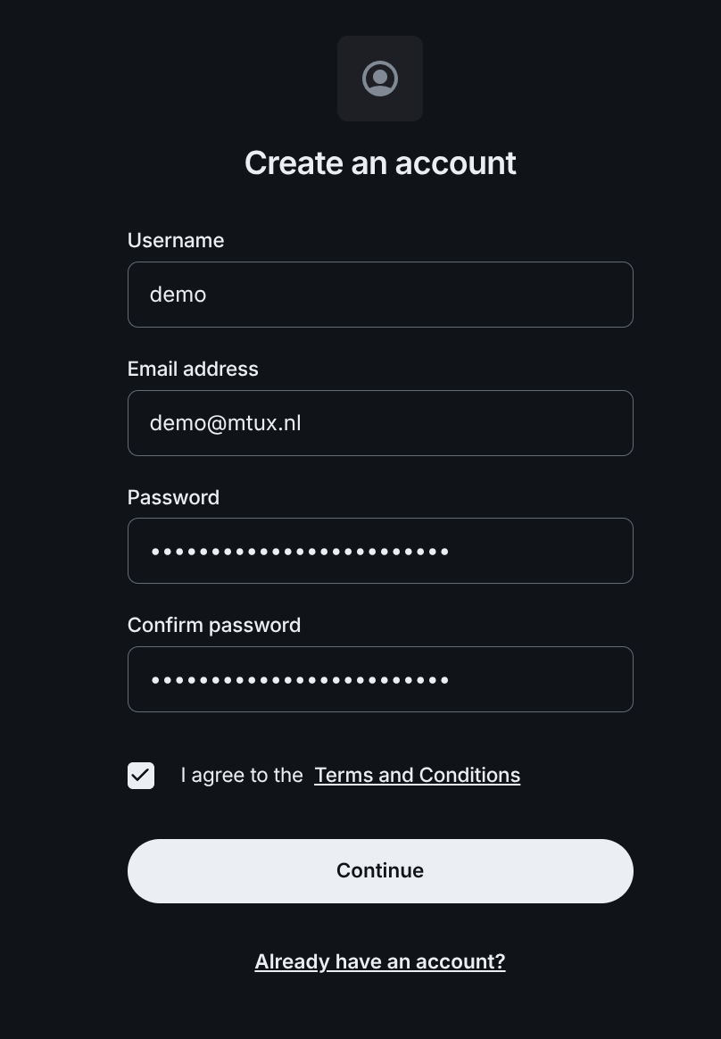 Registratieformulier